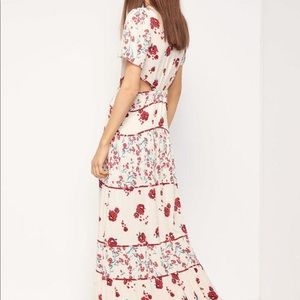 BA&SH SZ 0 Beautiful Floral Cut Out Maxi